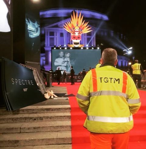 There were many greats on the red carpet that night, Mark from @tgtm_ltd being one of them... #trafficmanagement #london #eventsmanagement