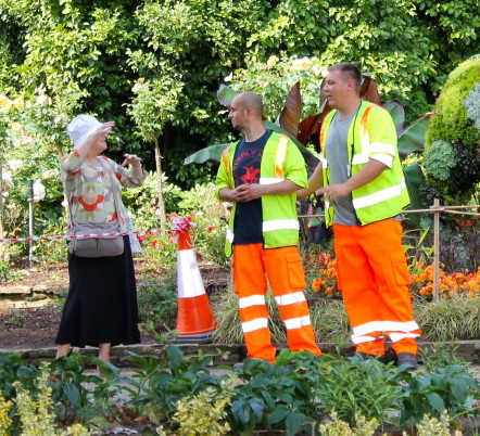 TGTM's Traffic Management Operatives providing assistance in a London Park.