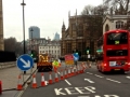 Road Closure outside the Houses of Parliament